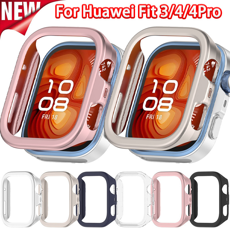 Ốp Cứng PC Cho Huawei Watch Fit4 Fit4Pro Vỏ Chống Sốc Cho Huawei Fit4Pro Vỏ Bảo Vệ Rỗng