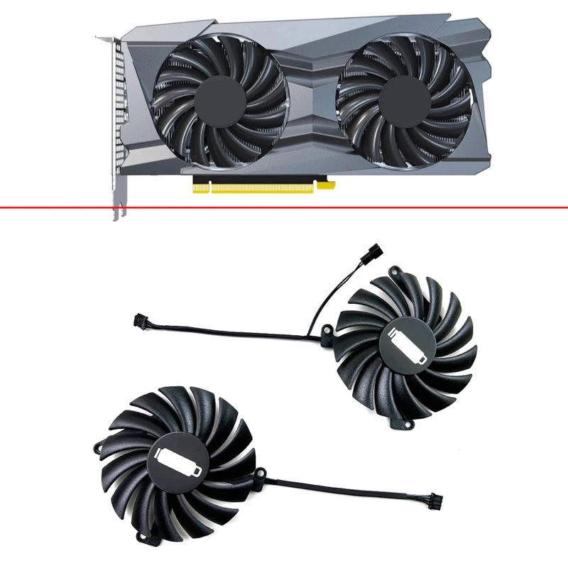 Quạt Làm Mát MỚI 85mm 4pin CF-12910S RTX3050 3060 GPU FAN Cho Inno3D GEFORCE RTX 3050 3060Ti 3070 TW