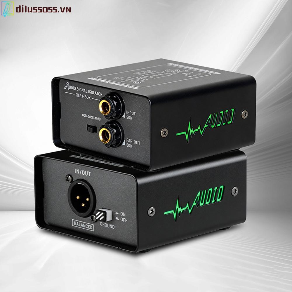 Bộ lọc tiếng ồn âm thanh Dòng XLR với bộ cách ly tín hiệu âm thanh 3 giai đoạn để ghi âm giai đoạn P