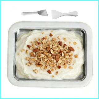 Máy Làm Kem Cán Dễ Dàng Làm Lạnh Máy Cán Kem Khay Cho Sữa Chua Sorbet Nhà Bếp Tiệc shopidaeph