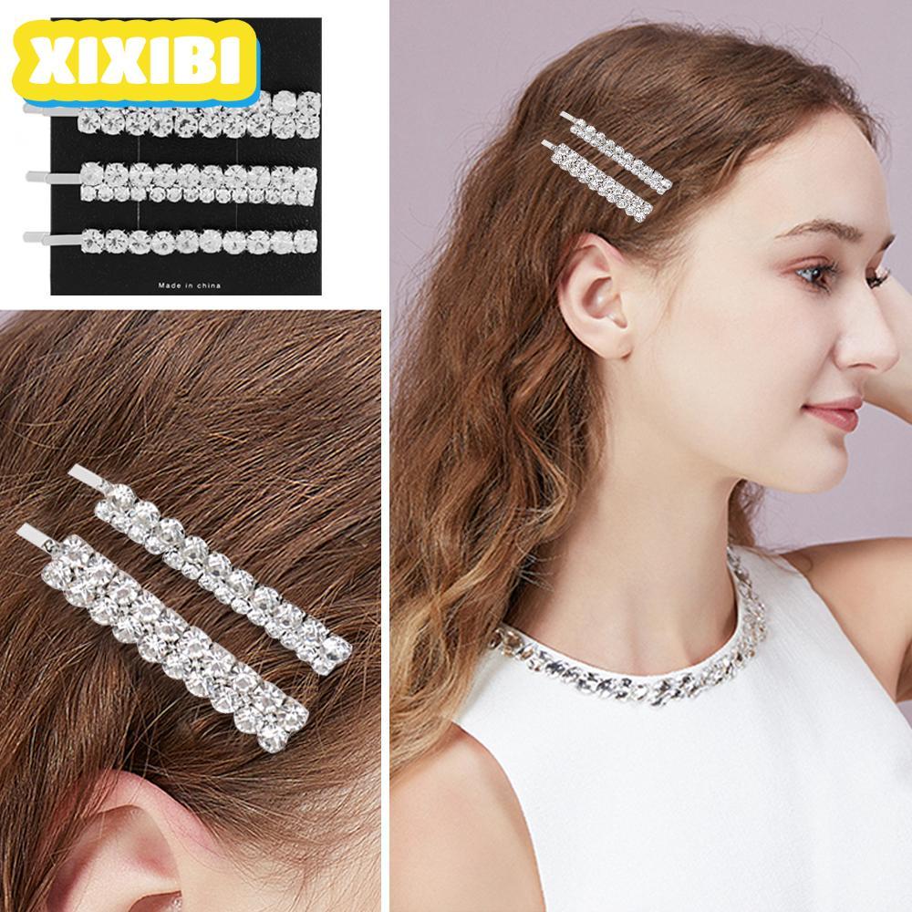 XIXIBI Kẹp Tóc Kim Cương Giả Phong Cách Bingbing Cho Nữ Và Bé Gái