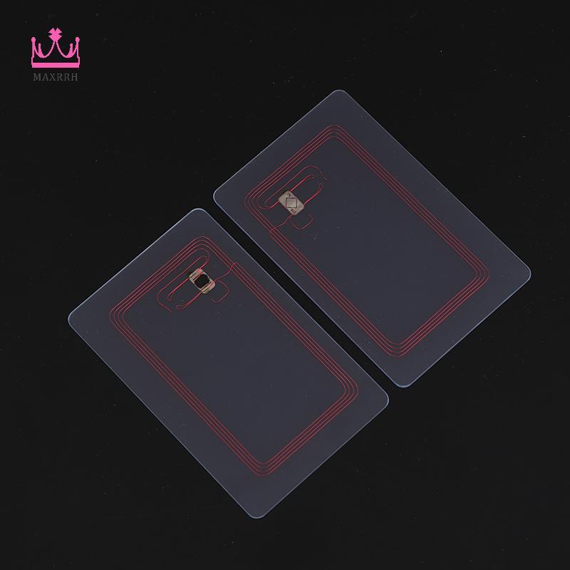 Maxrrh 5 / 10 / 20 Chiếc Thẻ NFC Trong Suốt Trống Thẻ NFC NFC NFC Có Thể Lập Trình Có Thể Ghi Lại NF