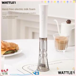Máy đánh sữa điện WTTLE, Điều chỉnh 3 tốc độ Máy tạo bọt sữa cầm tay cỡ nhỏ, Đầu trộn đôi bằng thép không gỉ USB Công cụ đánh trứng có thể sạc lại