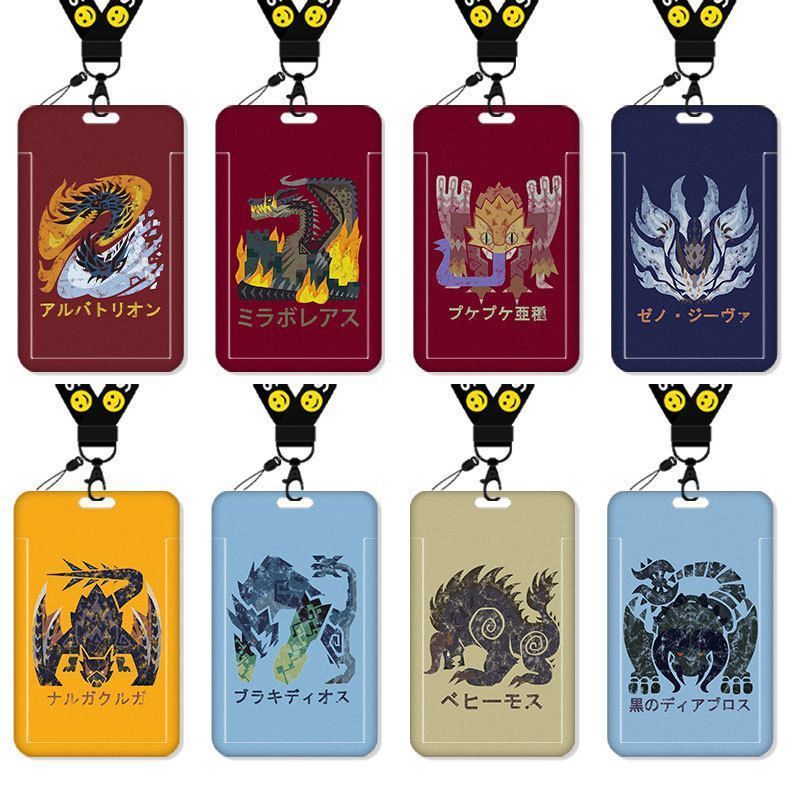 Monster Hunter Stundet School ID Work ID Card Chủ Thẻ Metro Thẻ Bus Card Bank Card
