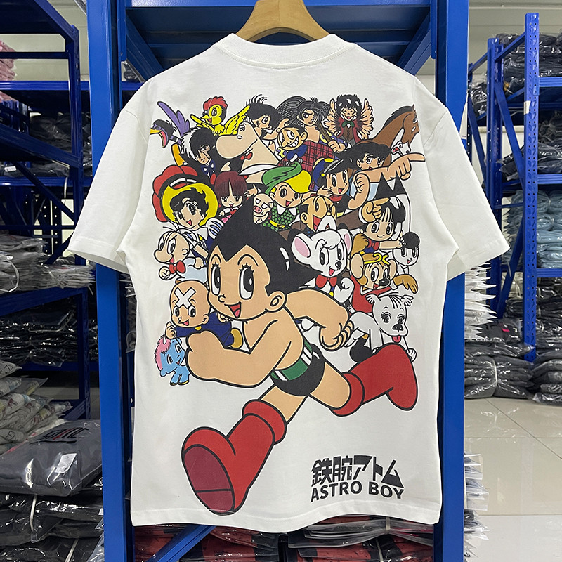 SHXR vintage Astro Boy Iron Fist Astro Boy retro short-sleeve shirt T T-shirt Men and Women