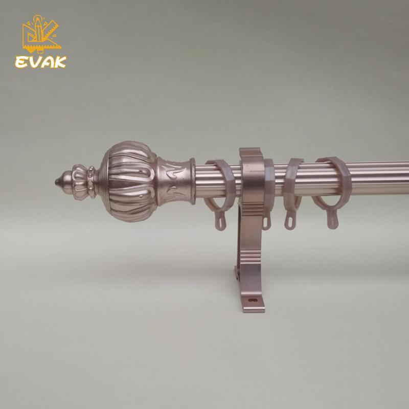 Alittlesetrtu 2 Chiếc Rèm Thanh Trang Trí Đầu La Mã Thanh Niêm Phong Thanh Rèm Trang Trí Cắm La Mã Đ