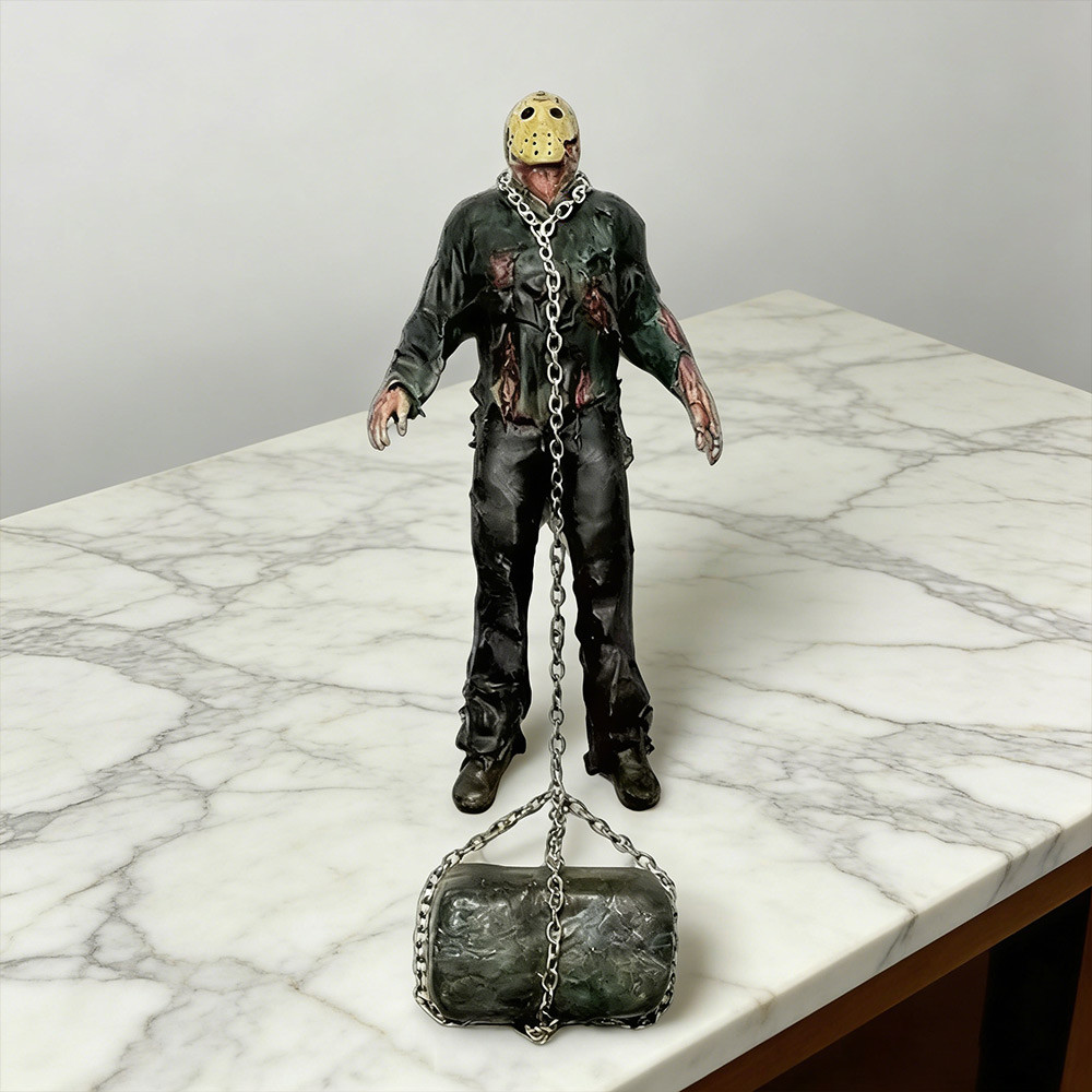 Ason Is Alive Resin Jason Voorhees Underwater Doll Aquarium Decoration Cartoon