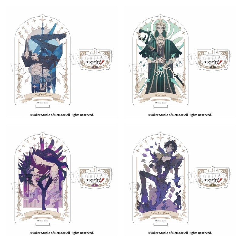 Identity Ⅴ Anime Figures Alva Lorenz Ithaqua fools gold Cosplay New Style Acrylic Stands Model Desk 