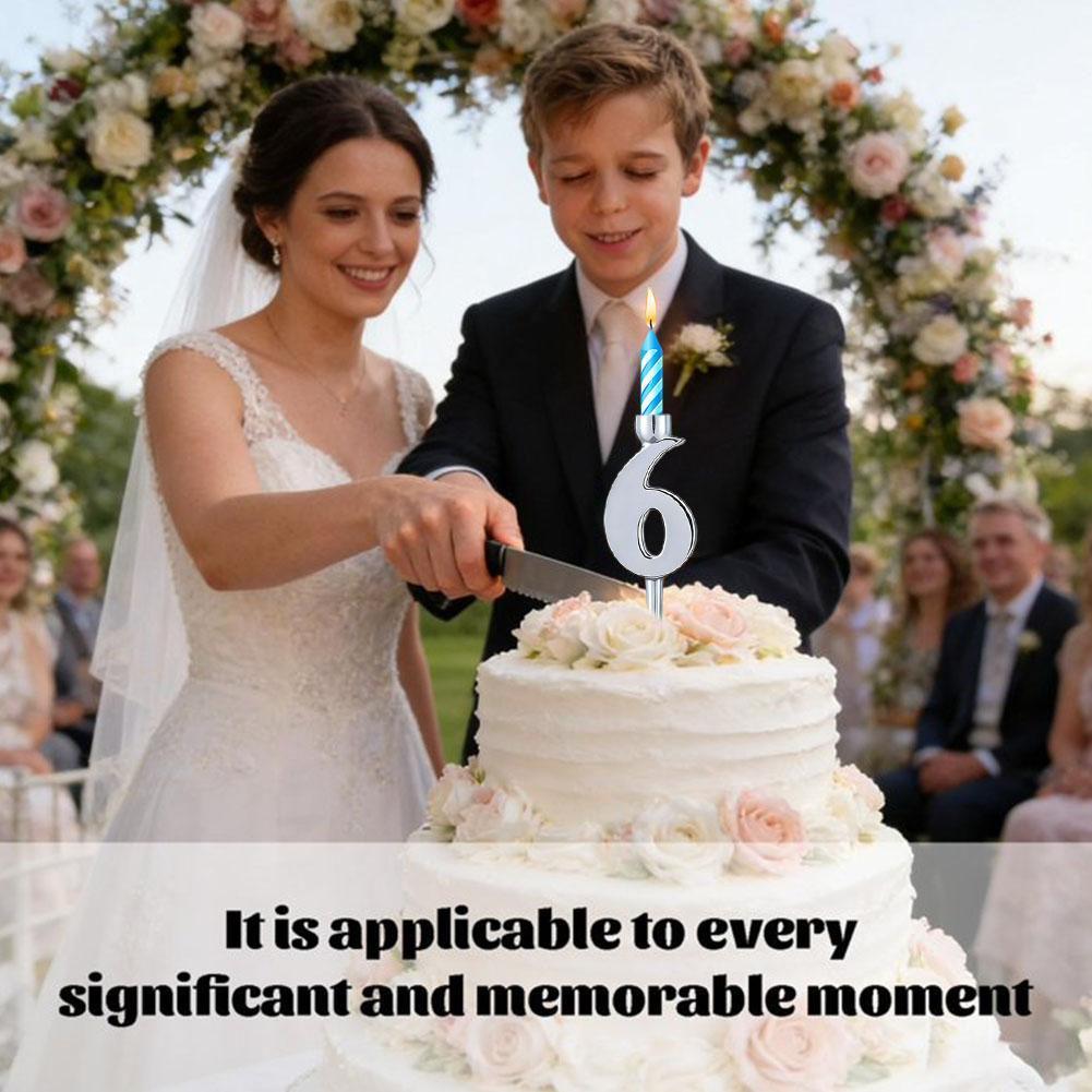 Bánh Sinh Nhật Số Nến Bộ 0 9 Chúc Mừng Sinh Nhật Mảng Bám Trang Trí Trang Trí Bánh G0p5