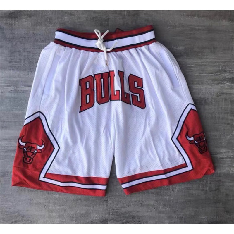 Quần short Chicago Bulls Lakers Kobe Bryant Zesi LeBron James Bulls Quần short bóng rổ nam
