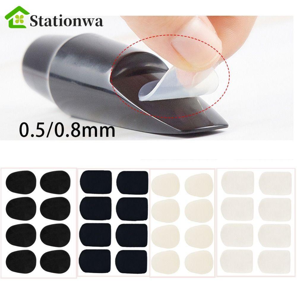 STATIONWA Sax Miệng Đệm, Miếng Dán Miệng 0.5 Mm / 0.8 Mm Sax Miệng Miếng Dán, Miếng Silicon Tiêu Chu