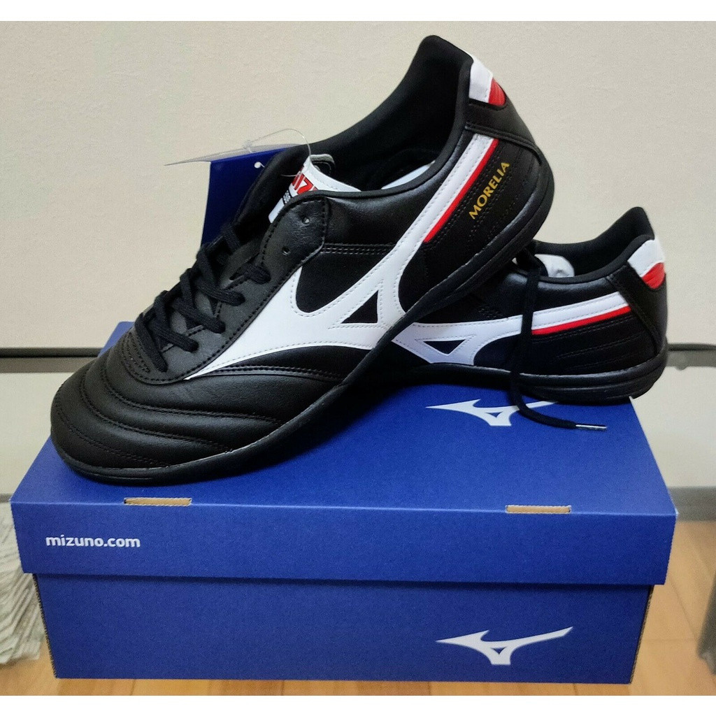 Mizuno MORELIA TF Turf dành cho bóng đá trong nhà và futsal, màu đen Q1GB1600