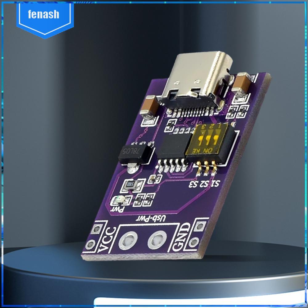 PD / QC / AFC Sạc Nhanh Decoy Trigger Type-C Decoy Module Board Với Công Tắc DIP 5V 9V 12V 15V 20V Đ