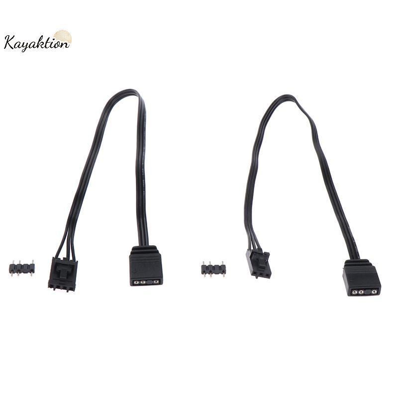 Kayaktion Adapter Cáp Cho Corsair RGB Đến Tiêu Chuẩn ARGB 4Pin 3Pin Adapter Kết Nối Cướp Biển Tàu Bộ
