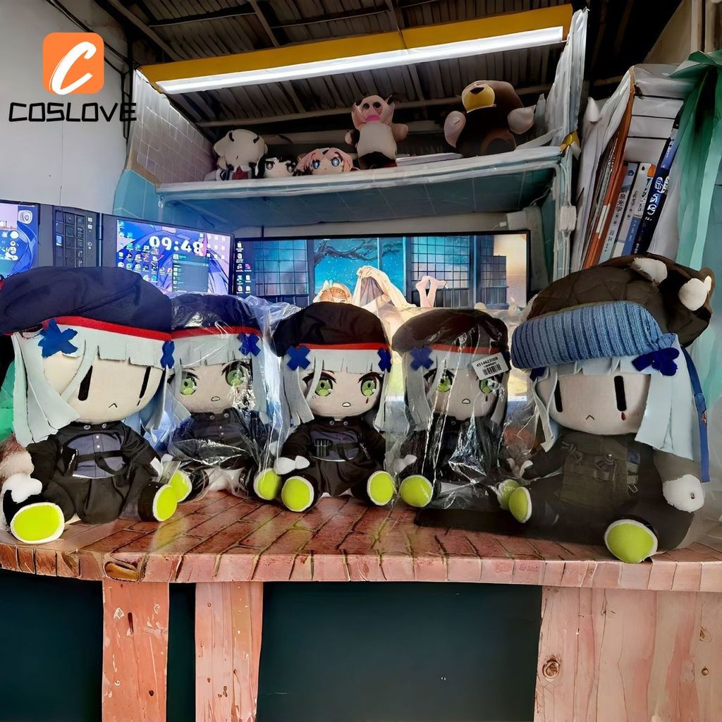 Hàng sẵn có Anime Game Girl 's Frontline HK416 Quạt Làm Búp Bê Mềm Đồ Chơi Nhồi Bông Sang Trọng Cott