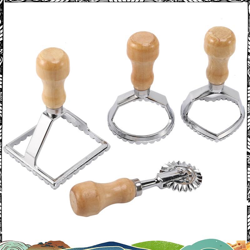 Ý Ravioli Bộ Cắt Pasta Press Nhà Bếp Đính Kèm Bộ Ravioli Maker Khuôn Dụng Cụ Ravioli Bộ Tem Bánh Ngọ
