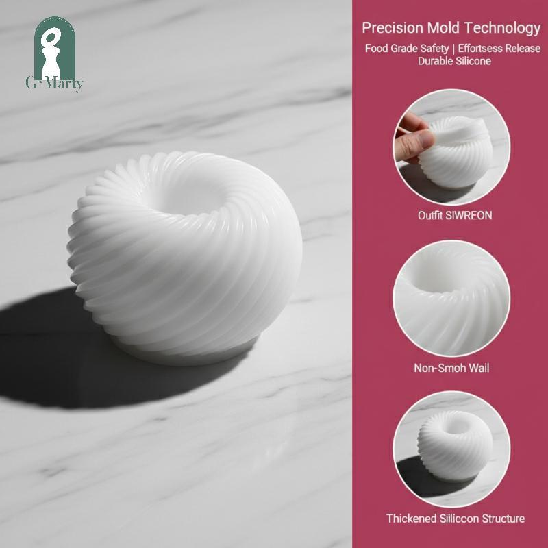 Khuôn Silicon Xoắn Ốc Gmarty Cho Mousse, Kem & Trang Trí Bánh KL