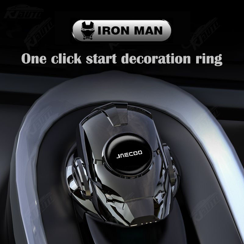 Jaecoo Iron Man Xuất Hiện Động Cơ Khởi Động Nút Dừng Bao Đánh Lửa Khởi Động Nút Bảo Vệ Xe Một Chìa K