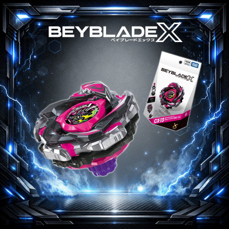 TAKARA TOMY BEYBLADE X CX-13 Starter Bahamut Blitz BK1-50I Attack Type with Launcher