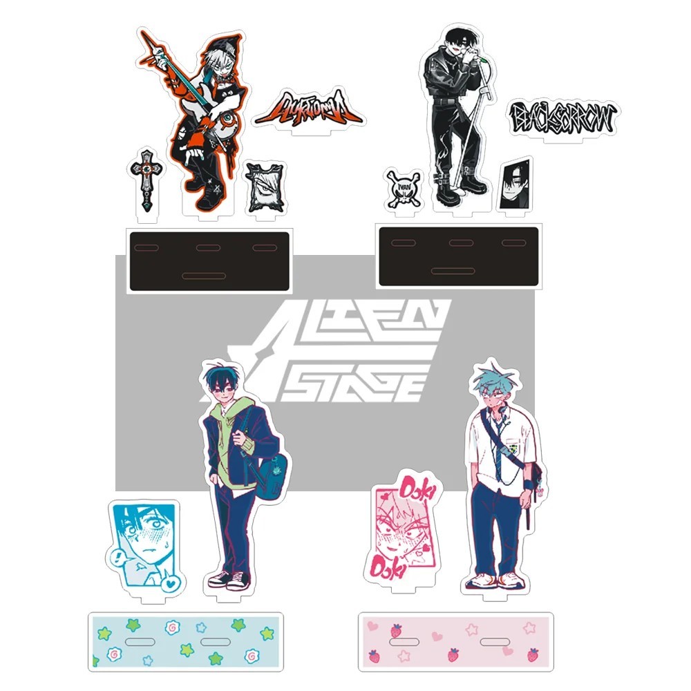 Mô hình Standee Alien Stage mica Ivan Till nhân vật ALNST trang trí bàn học decor quà tặng fan anime