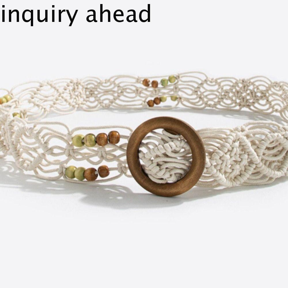 Thắt lưng dệt AHEAD style boho punk retro, dây sáp, đẹp khi kết hợp với quần jean