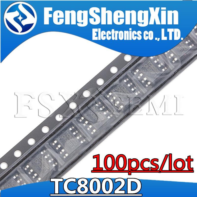 100 Cái / lốc TC8002D TC8002 8002D SOP-8 Bộ khuếch đại công suất âm thanh IC