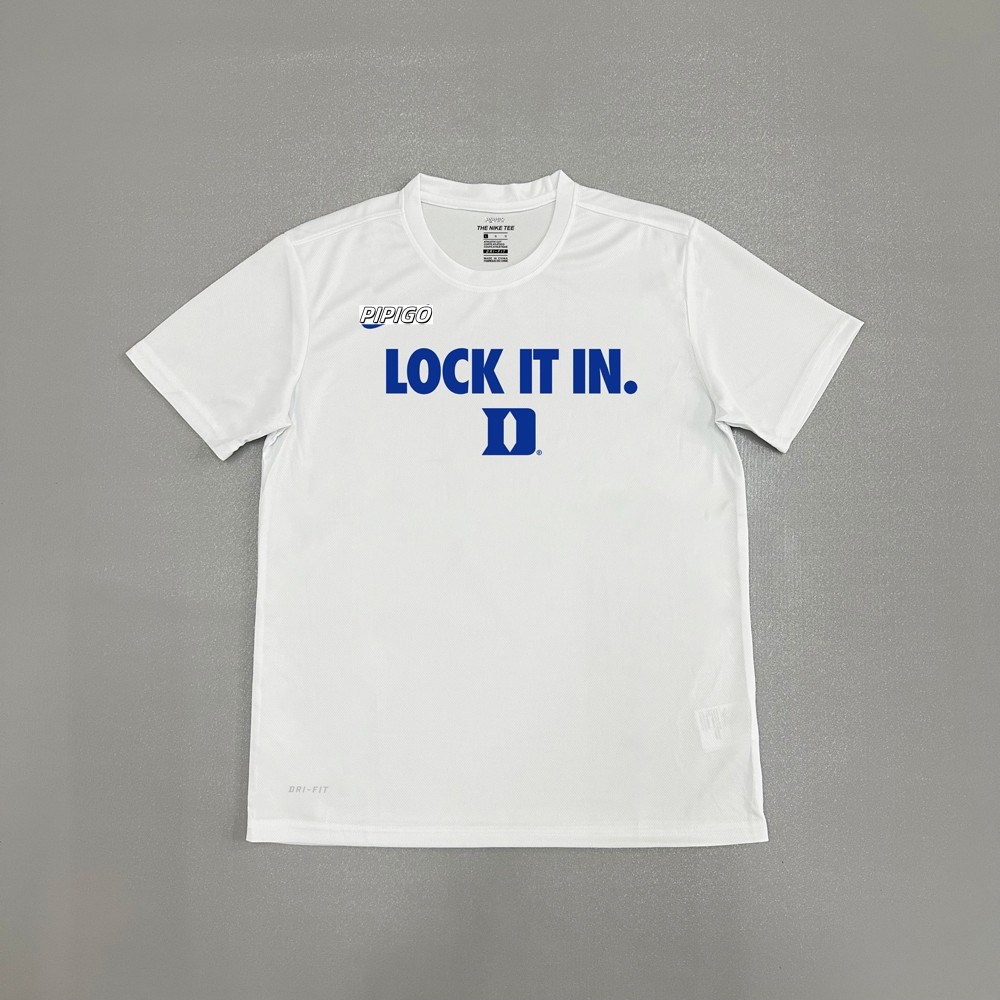 Áo Thun Ngắn Tay Duke University Basketball, Chất Liệu Nhanh Khô, Phù Hợp Cho Các Hoạt Động Thể Thao