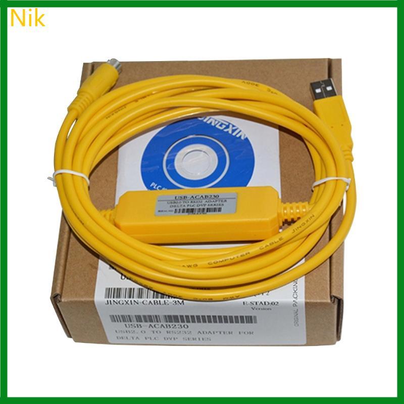 Nik Delta PLC Dây tải xuống Cáp lập trình PLC USB-DVP USB-ACAB230 Linh hoạt