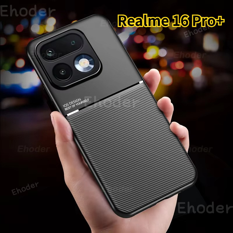 Vỏ Chống Sốc Cho Realme 16 Pro Plus 4G 5G 2026 Ốp Lưng Da Từ Đứng Ốp lưng Realme16Pro 16Pro + Ốp Lưn