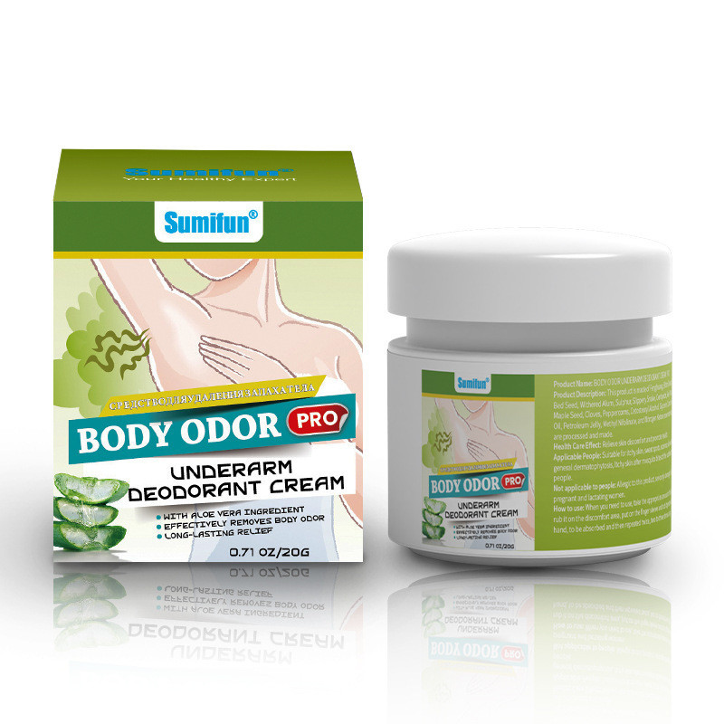 [Hàng có sẵn] Kem khử mùi nách Sumifun Aloe Vera Kem mùi cơ thể Thuốc mùi cơ thể Khử mùi hương thảo 