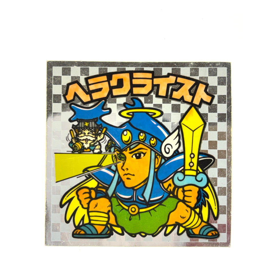 Lotte Bikkuriman Sticker Devil VS Angel Herakleist Vintage (A) JAPAN