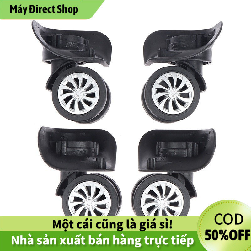 【Máy】Set 4 Bánh Xe Xoay 360 Độ Cho Vali Hành Lý Mới