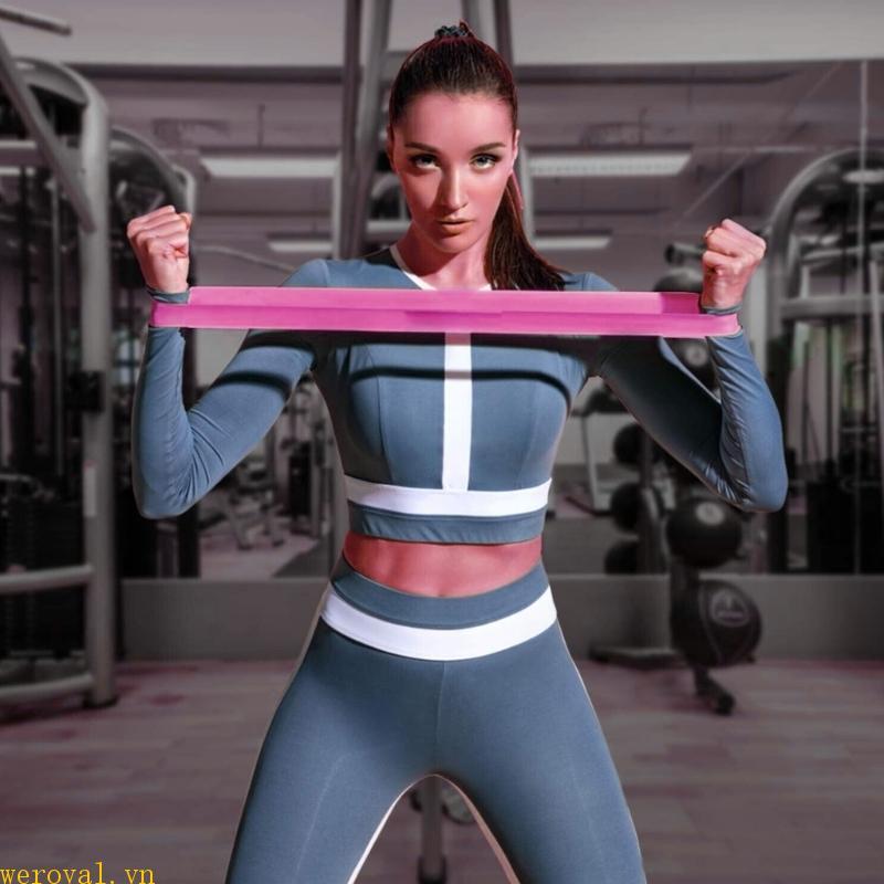 Dây kháng lực WER 10-40lbs, dùng cho tập thể dục và tập luyện đàn hồi