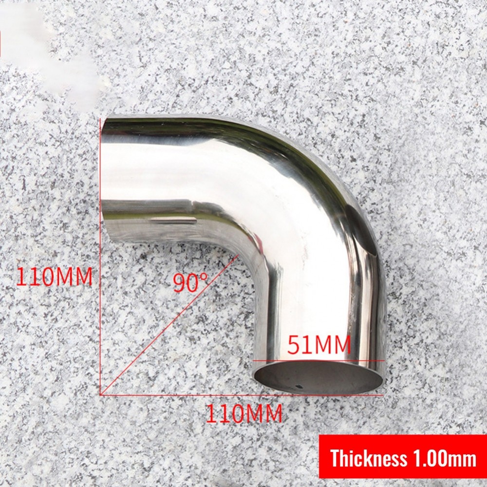 【Clearance】Efficient 90 degree stainless steel exhaust elbow for seamless operation【LAGO-VN】