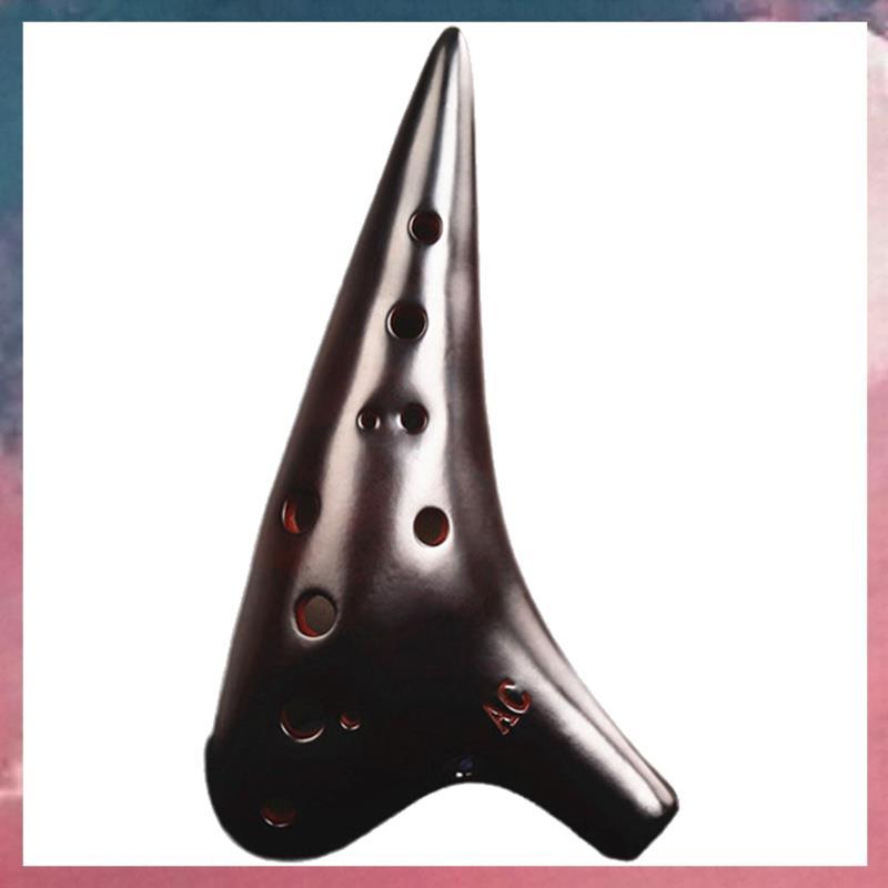 (X J B F) Loại hiệu suất Ocarina 12 lỗ, được làm bằng, tông màu chính xác, Ocarina 12 lỗ Thích hợp c