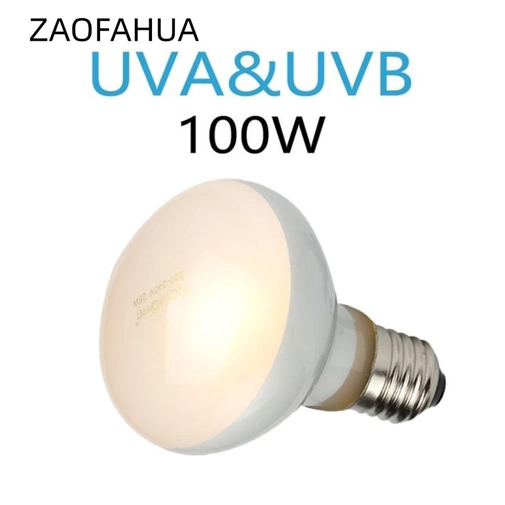 ZAOFAHUA Đèn sưởi bò sát, Bóng đèn nhiệt 220V Bóng đèn sưởi bò sát, Đèn nắng mô phỏng sưởi ấm thú cư