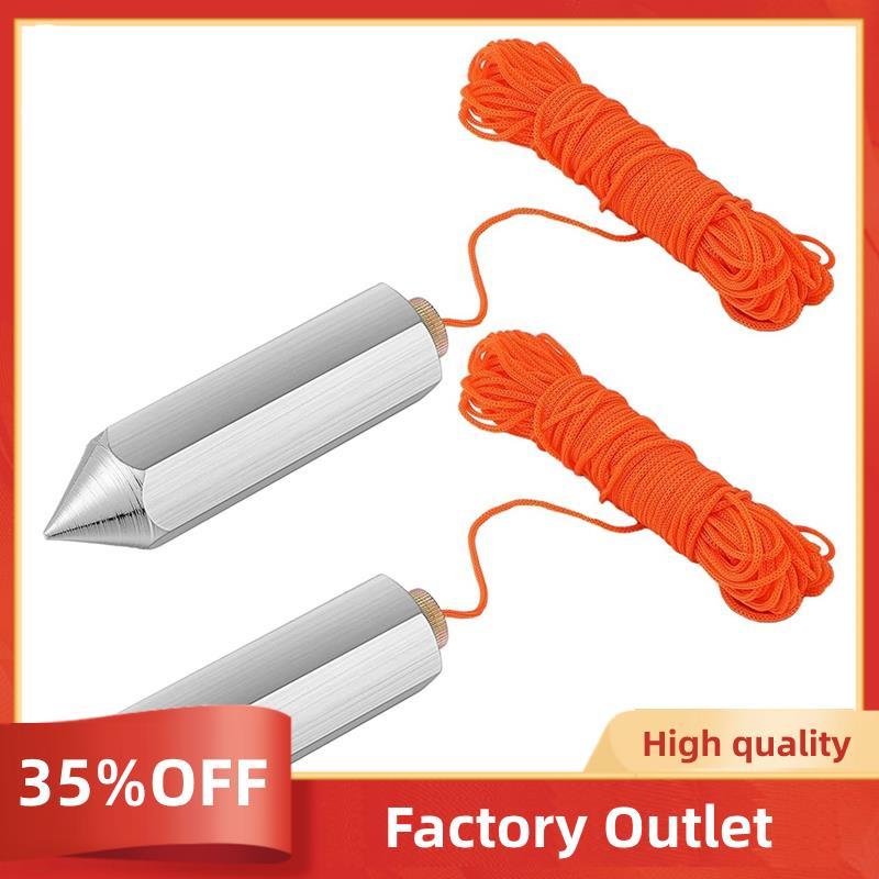 2 Chiếc Lục Giác Thép Plumb Bob790-8, 8 Ounce Plumb Hợp Kim Thép Plumb Xây Dựng Đo Búa Thủ Công Plum