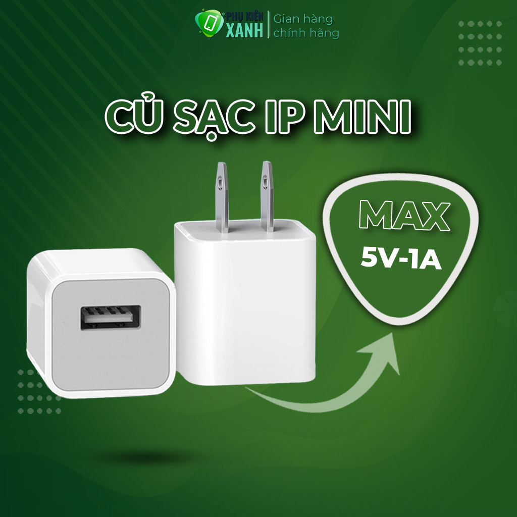 Adapter 5V 1A, Củ sạc điện thoại 5V 1A, Sạc 5V cho thiết bị điện tử, Củ sạc USB 1A, cấp nguồn ổn địn