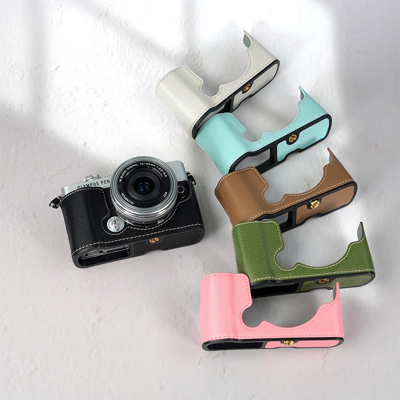 Thích hợp cho Olympus EPL10 / 9 / 8 Vỏ bảo vệ EM10III Máy ảnh thế hệ thứ tư Túi PENF em5ii Base OM5