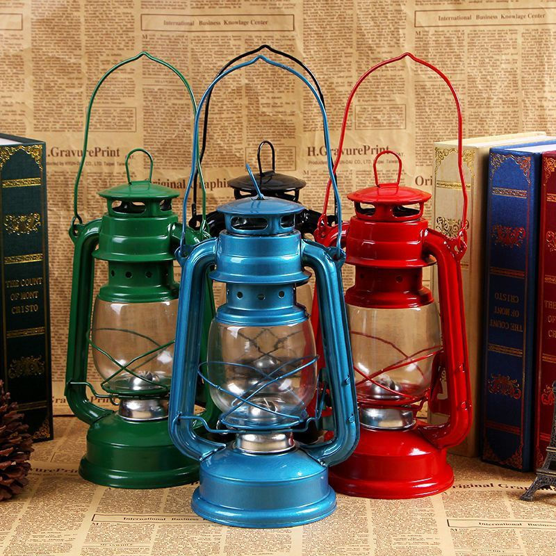 New Product#Vintage Kerosene Lamp Retro Oil Lamp Outdoor Camping Stirrup Country Nostalgic Movie Pro