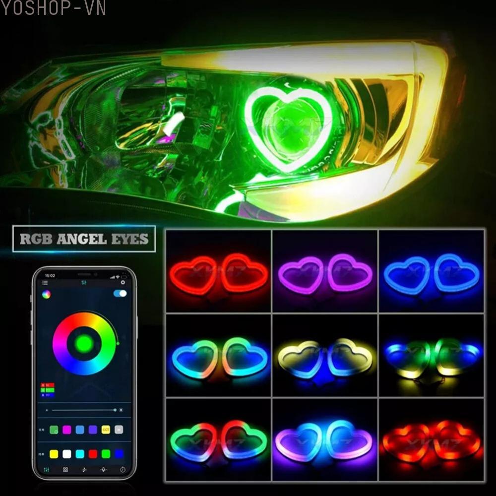 [Ysp]High Performance 2PCS Dynamic RGB Turning Signal Light Rings for Vehicles