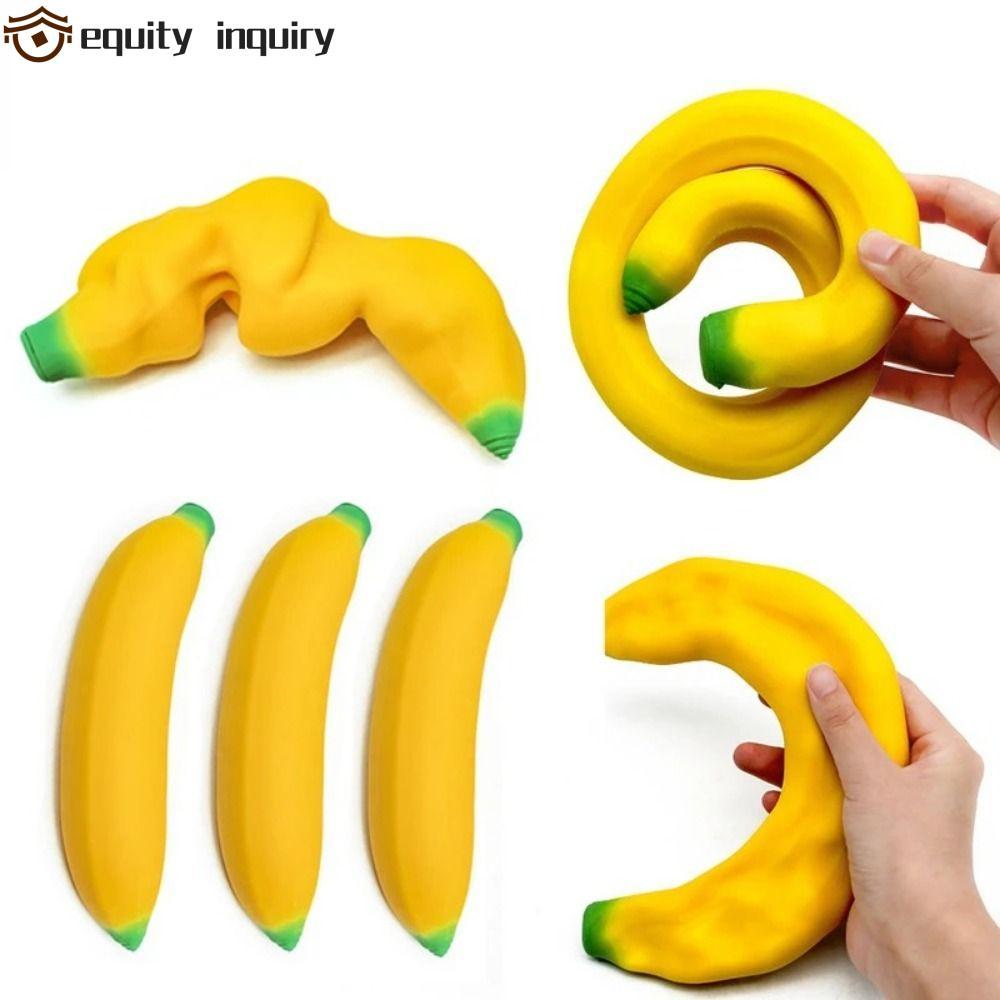 Đồ chơi bóp chuối YÊU THÍCH YÊU THÍCH, Đồ chơi phục hồi chậm chuối co giãn chuối, Đồ chơi bóp Biểu h