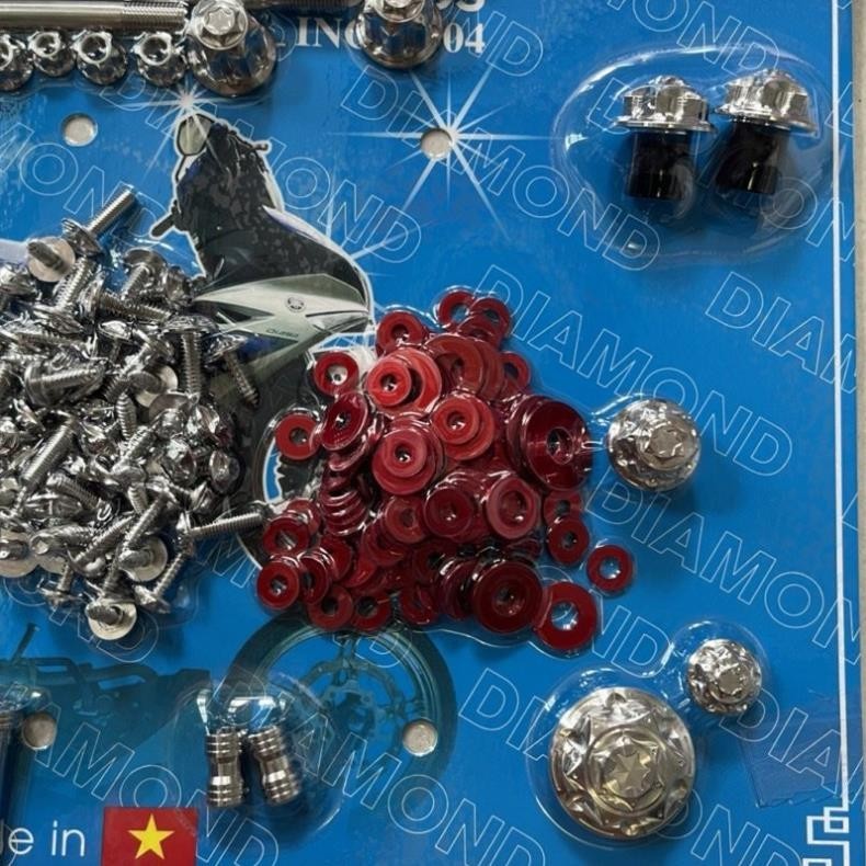 [ Ảnh Thật ][Tặng Lông Đền] Full bộ ốc xe Ex135/Ex150/Ex2010/Ex155( Có VIDEO)