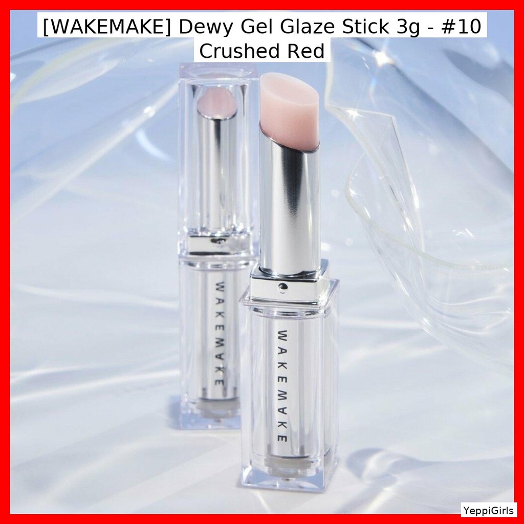 [WAKEMAKE] Gel Glaze Stick Dewy 3g - #17 Petal Hazel / Que Gel Hàn Quốc / Bóng cánh hoa Hazel / Chín