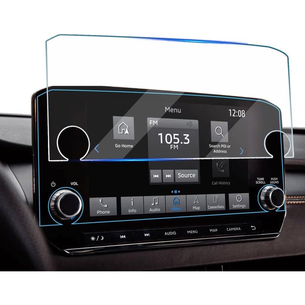 Kính cường lực bảo vệ màn hình 9 "cho Mitsubishi Outlander 2022-2024, Outlander PHEV 2022-2025 Phim 