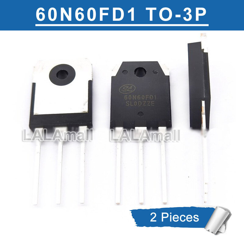 2 Chiếc Chính Hãng 60N60FD1 TO-3P SGT60N60FD1PN 60A / 600V IGBT Transistor Mới