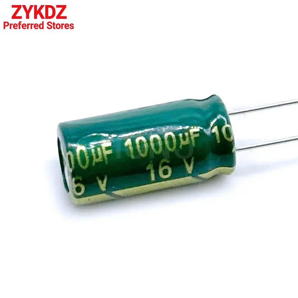 10 CÁI 16V1000UF 1000UF 16V 8 * 16 thấp ESR / trở kháng tụ điện nhôm tần số cao kích thước 8 * 16 16