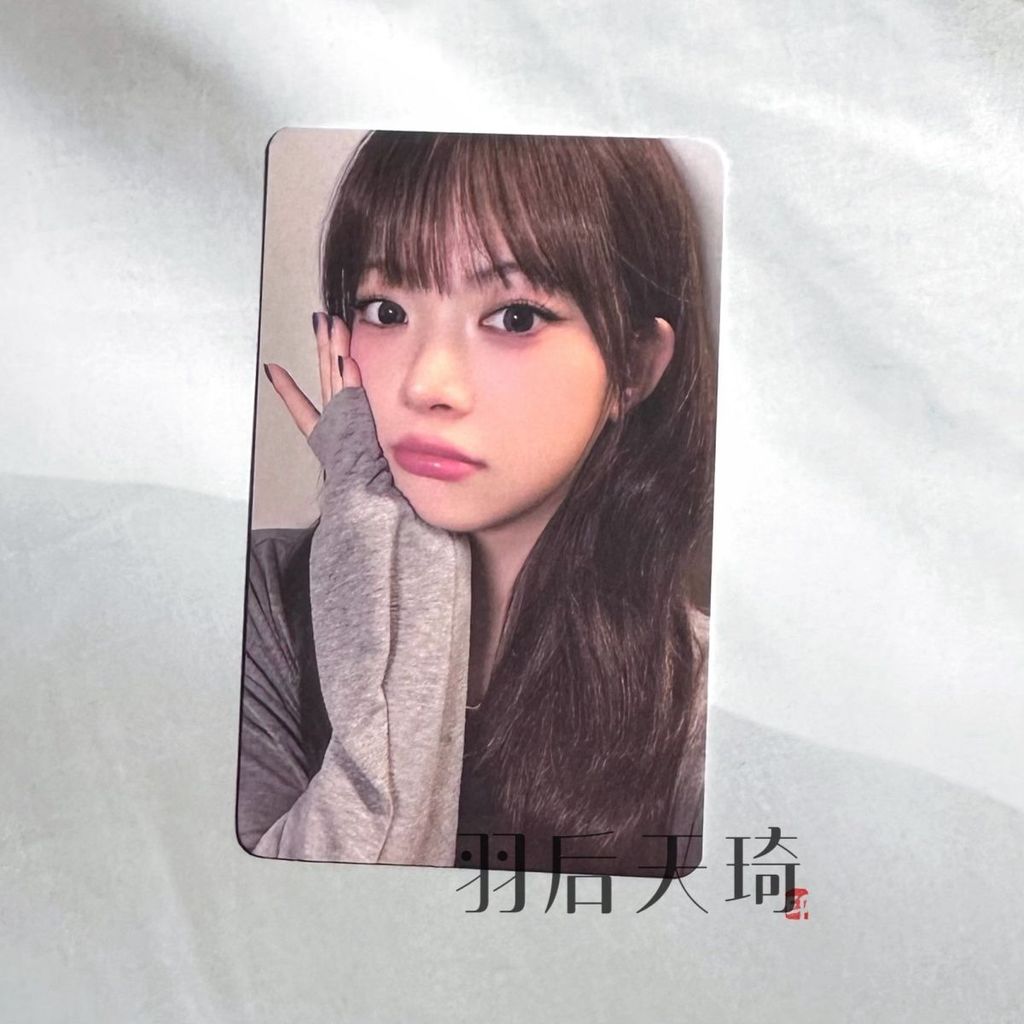 Le sserafim spaghetti wvs Thẻ ký Eunchae Photocard