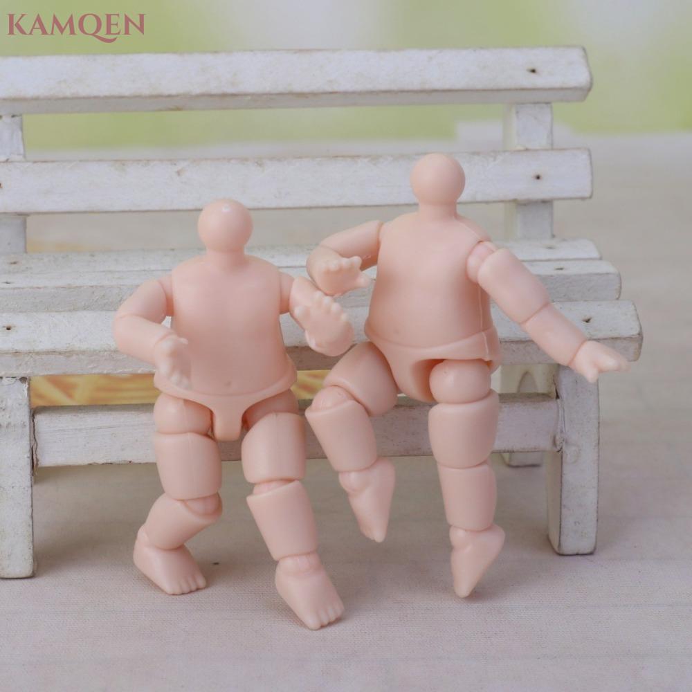 KAMQEN Hình Búp Bê, Búp Bê Anime Chiều Cao 3in 4in Búp Bê Cơ Thể, Nhiều Khớp Bền PVC BJD Thân Búp Bê