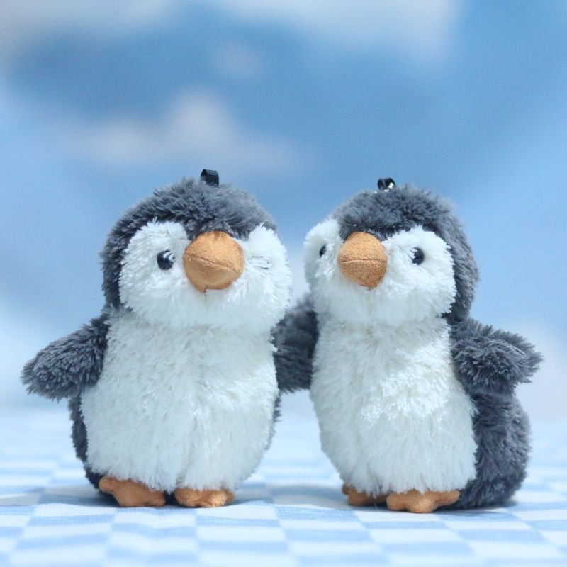 Premium In-Stock#Cute Adorable Peanut Penguin Pendant Little Penguin Plush Toy Doll Bag Charm Keycha